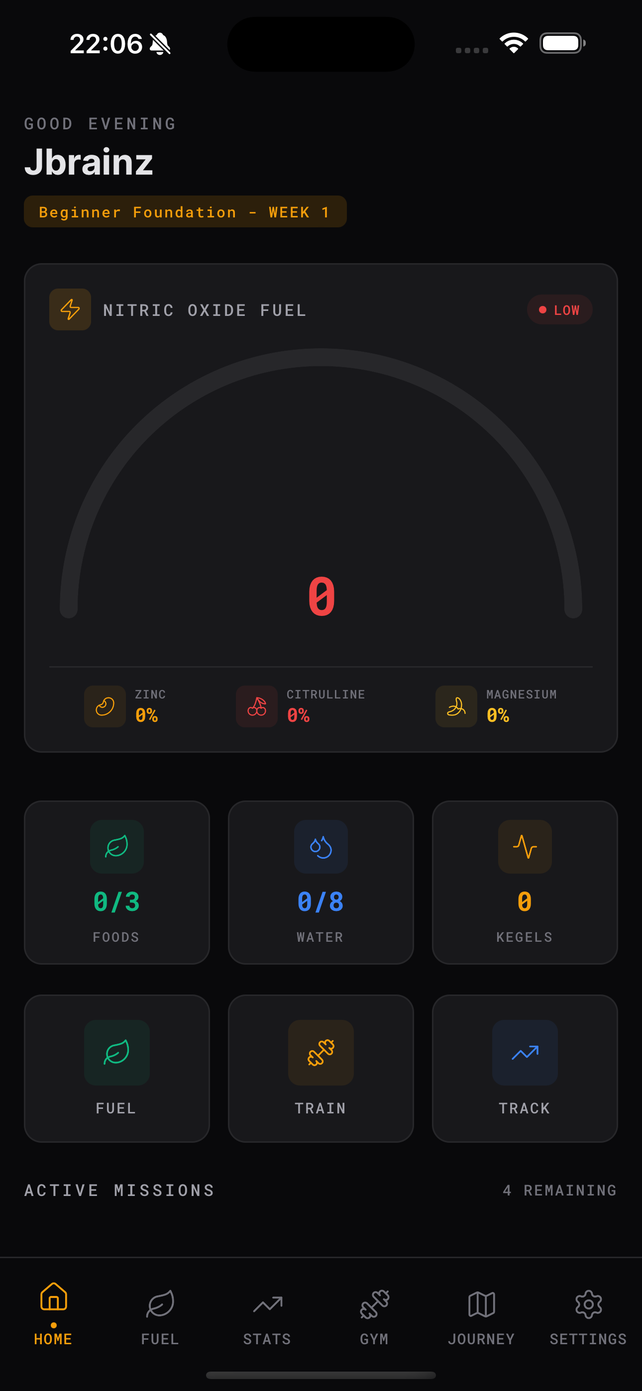 Vitality 74 Dashboard